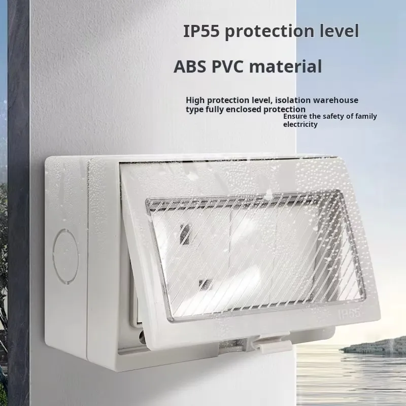 Tomada de Interruptor à Prova de Tempo para Exterior 1gang BS 1way IP55