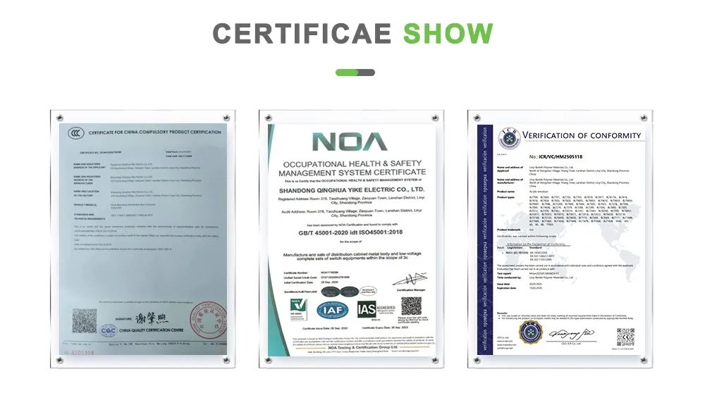 Certificados de qualidade
