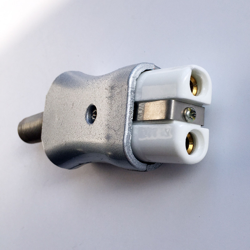 Conector e tomada de cerâmica industrial de liga de alumínio ou borracha de silicone