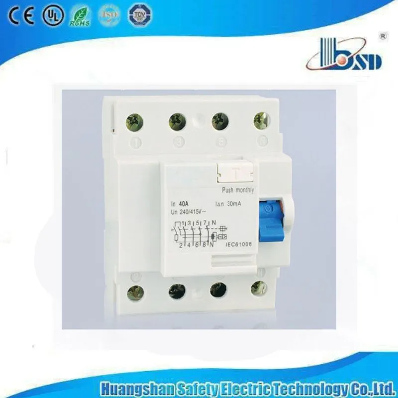 F360 Disjuntor Residual de Corrente / Disjuntor de Vazamento de Terra Sobrecarga