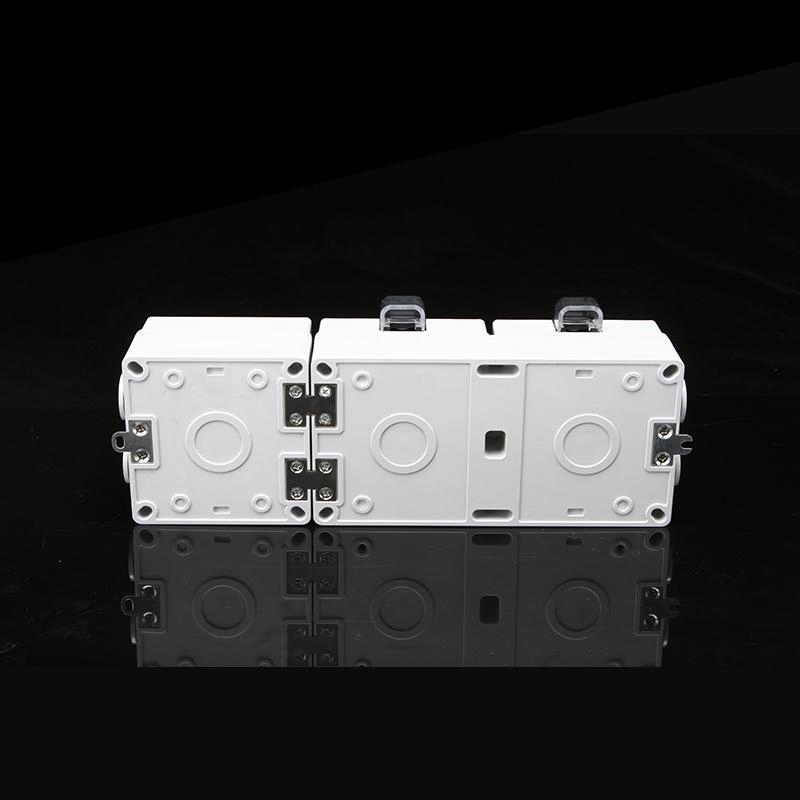 16A IP66 Tomada dupla à prova d'água com interruptor