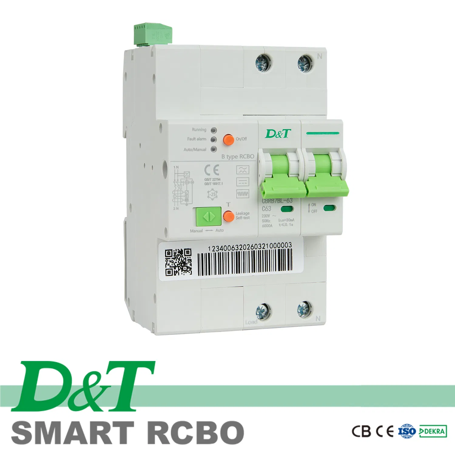 Cbrb7bl Disjuntor Diferencial Residual 2p Disjuntor Diferencial Residual com Proteção contra Sobrecorrente MCB
