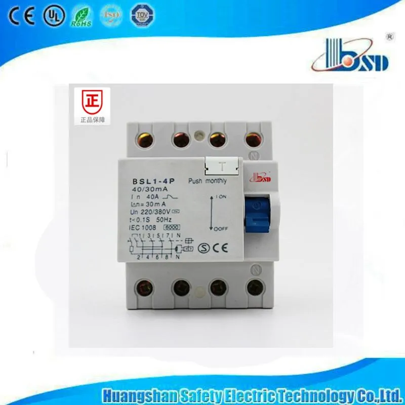 F360 Disjuntor Residual de Corrente / Disjuntor de Vazamento de Terra Sobrecarga