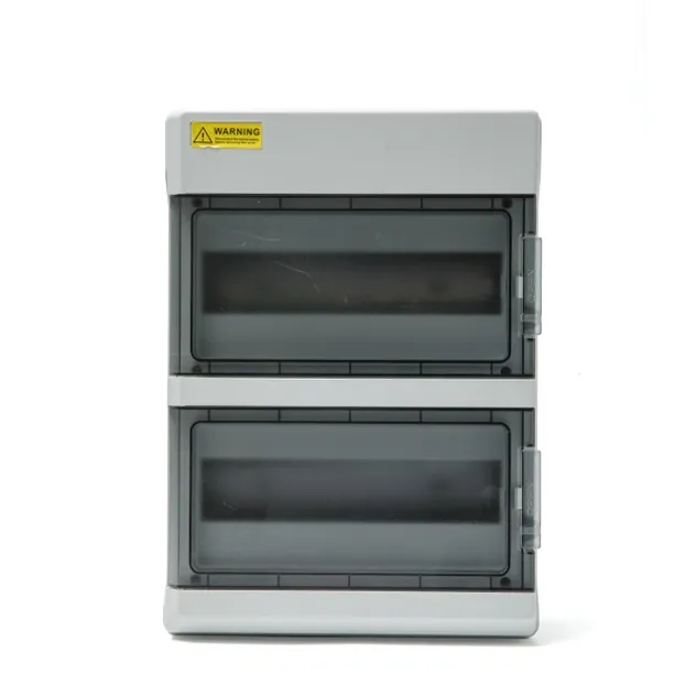 Caixa de Junção de Painel Solar à Prova d'Água e Resistente a UV 5-24 Caixa de Distribuição de Disjuntores de Plástico IP65