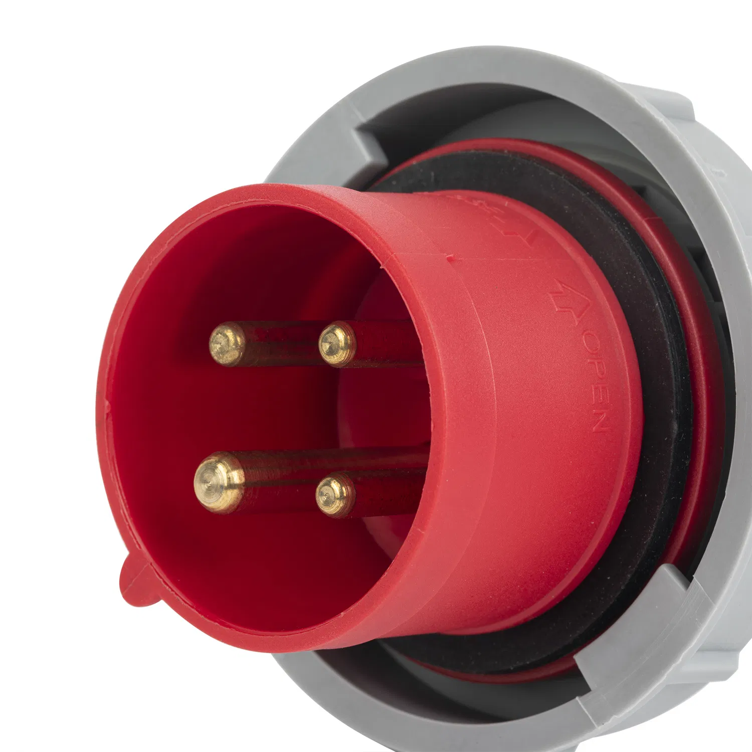 Conector Industrial 16A 32A 63A 125A IP 67 Novo Tipo de Plugue e Tomada Industrial Masculino e Feminino