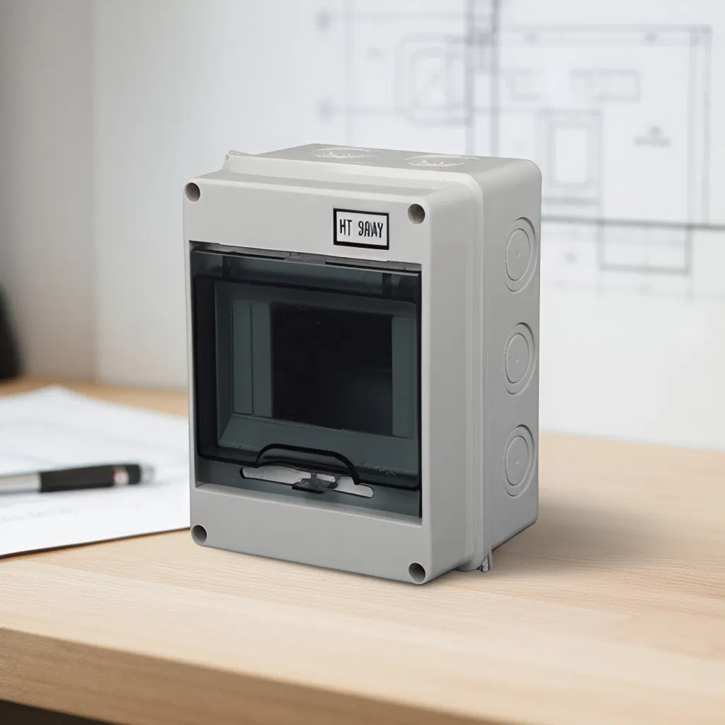 IP65 Caixa de Distribuição de Energia à Prova d'Água em Plástico PC 5 com Tampa Transparente
