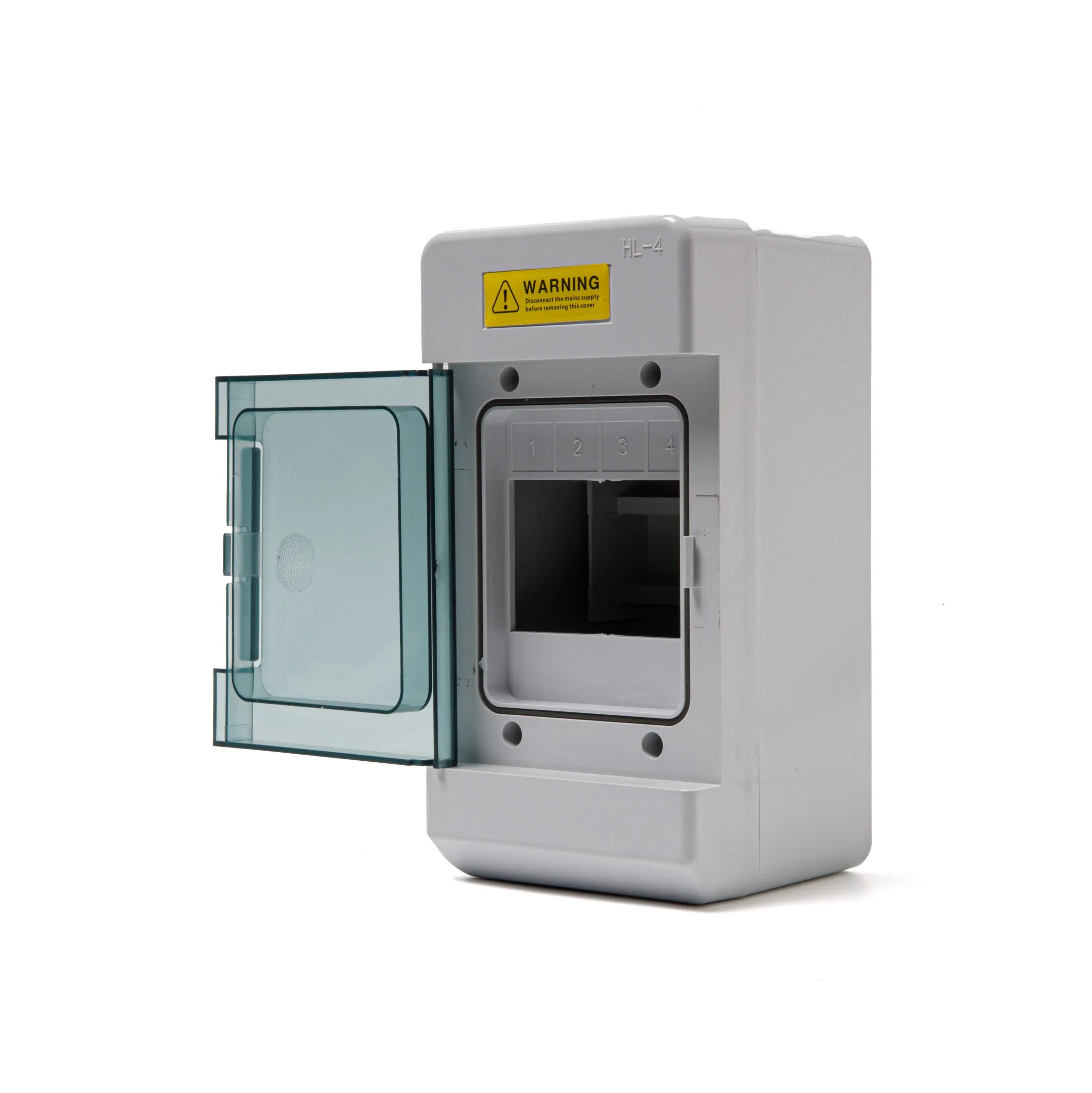 Caixa de Distribuição Elétrica à Prova d'Água de Material Plástico PC para Painel de Potência Interior Exterior MCB Junta IP65