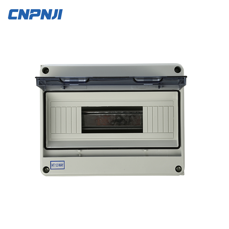 Caixa de Distribuição de Plástico PC à Prova d'Água para Montagem de Painel de Interruptor MCB 5/8/12/15/18/24way IP65