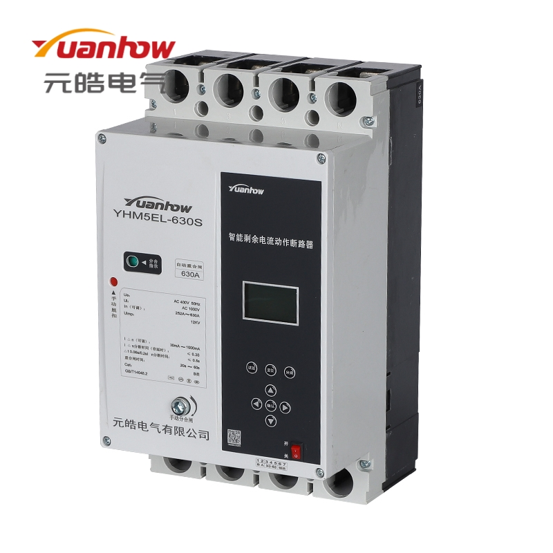 Disjuntor de Corrente Residual Inteligente Acb Auto Reclose 630A 400V 30mA