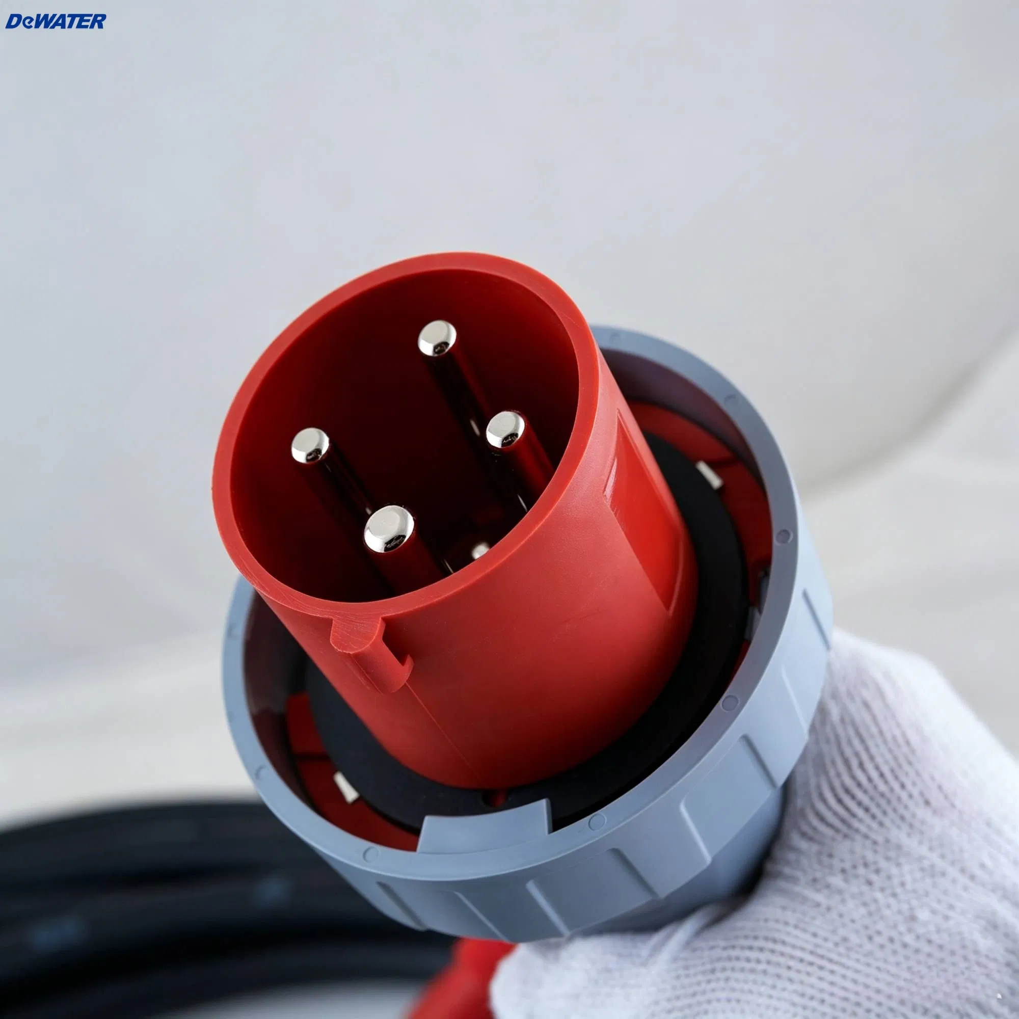 Conector à Prova d'Água Durável 125A 4 - Plugue Industrial Mennekes