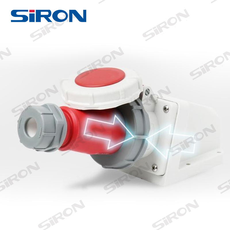 Siron H605 Novo IP67 3pin 4pin 5pin 16A Soquete Industrial de Montagem na Parede