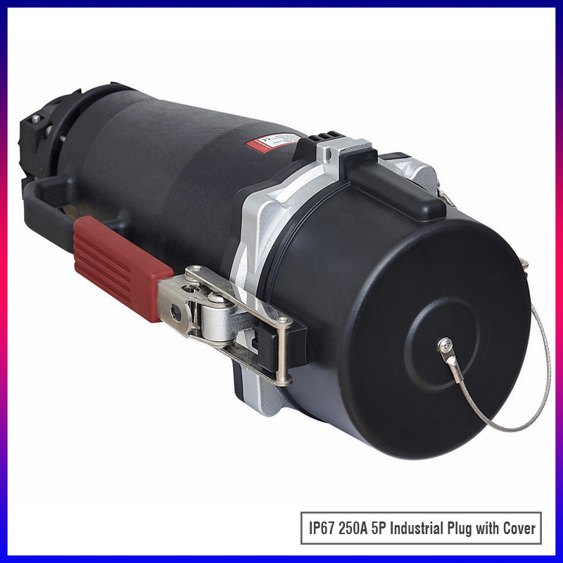 IP67 5pins 250A Plugue Industrial, Tomada e Conector