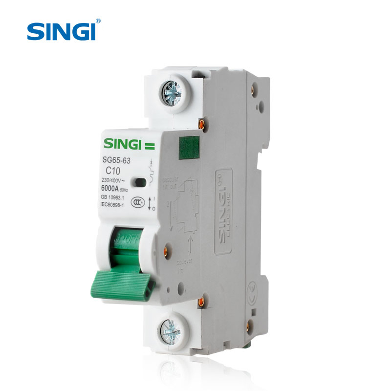 C65 MCB Sg65-63 1p Aprovado pelo CE 6ka 230/400V Disjuntor Miniatura
