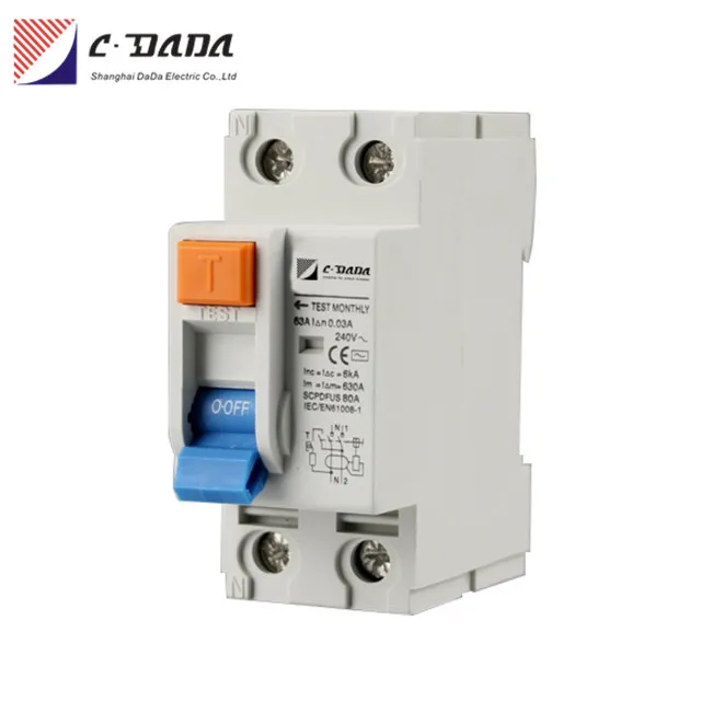 Dal7-63 6ka DR 2p Disjuntor Residual