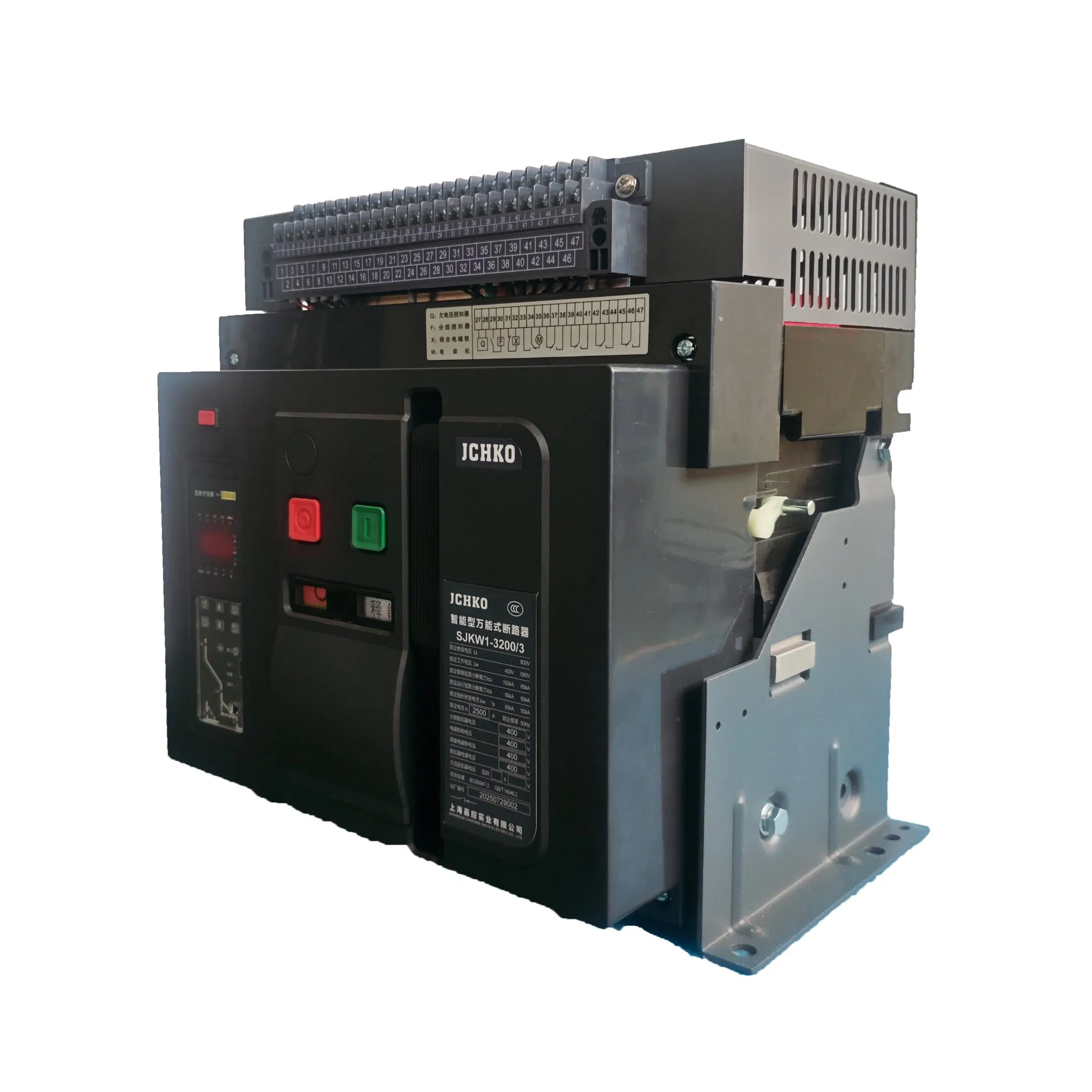 0226 Disjuntor Universal Sjkw1-2500 200A-6300A 660V Proteção Inteligente