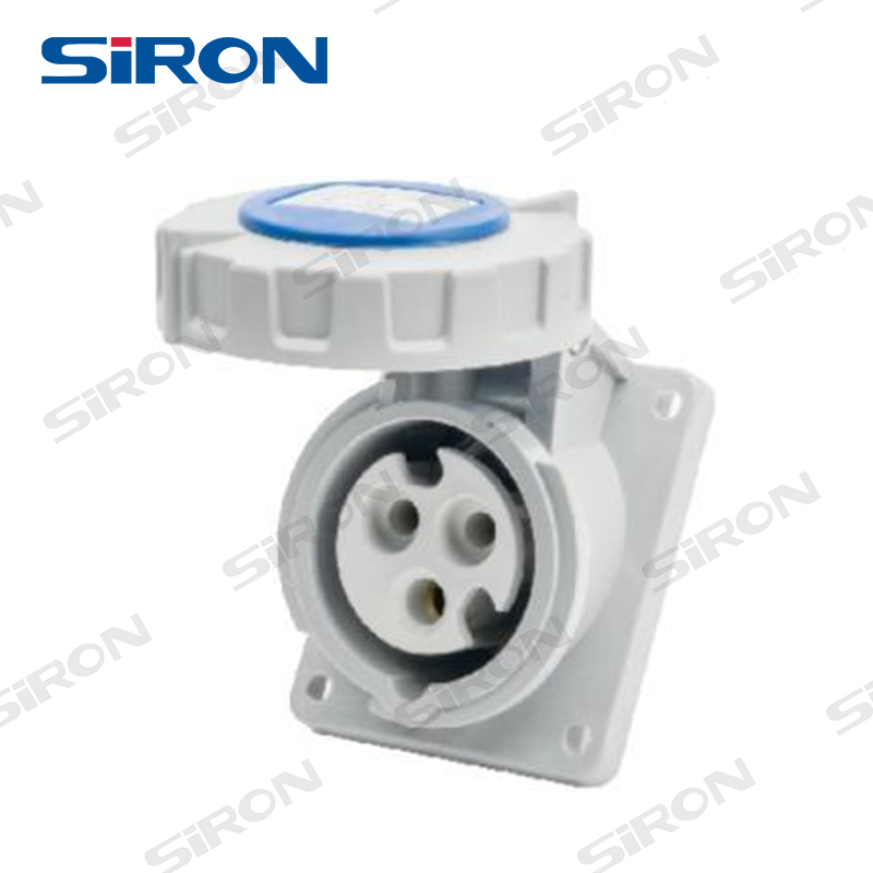 Siron H605 Novo IP67 3pin 4pin 5pin 16A Soquete Industrial de Montagem na Parede