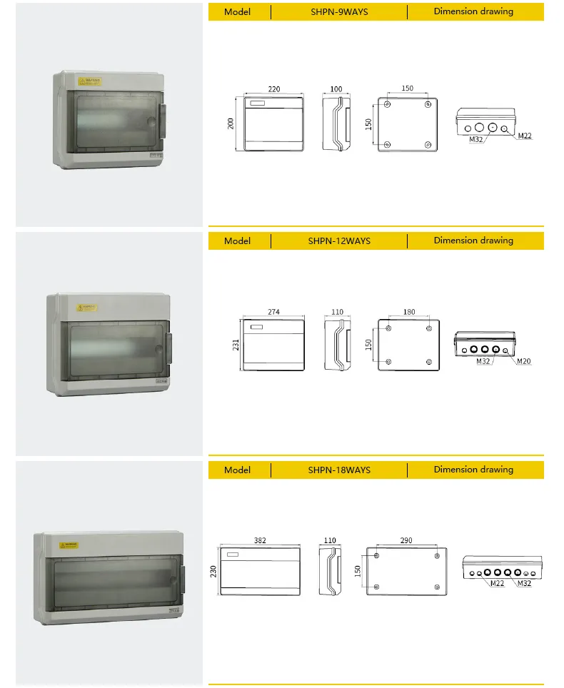 Desenho Técnico de Caixa de Distribuição 2