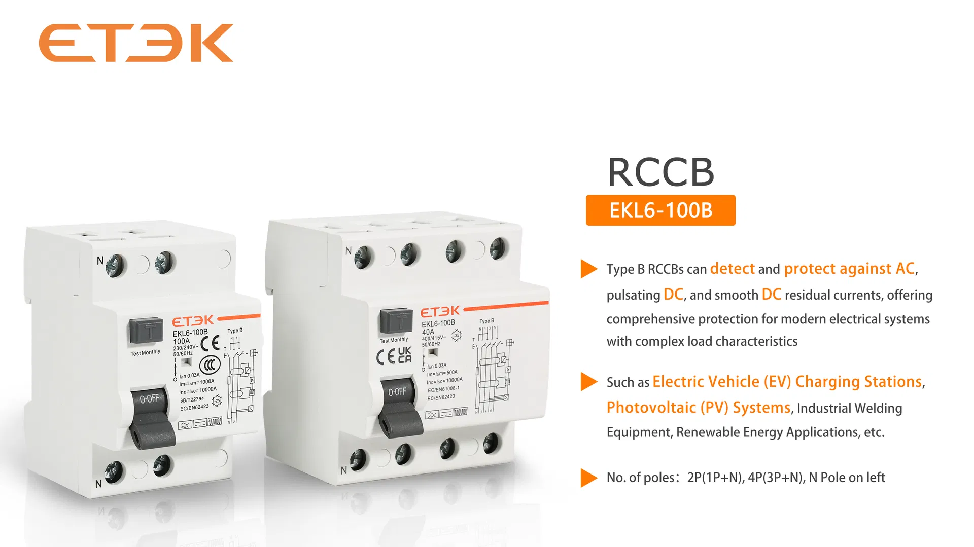 Disjuntor Diferencial Residual Inteligente Monofásico Interruptor de Proteção Elétrica