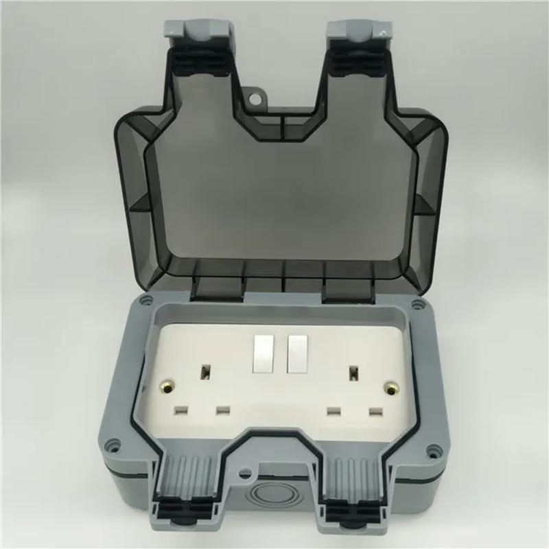 IP66 Caixa Industrial à Prova d'Água Tomada com Interruptor Tomada à Prova de Intempéries
