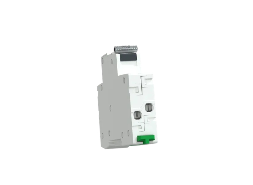Parte elétrica de grau industrial com disjuntor diferencial residual RCBO da Schneider