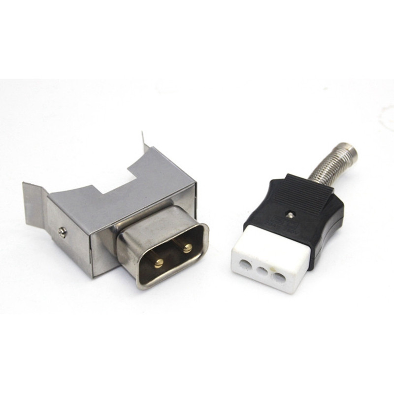 Conector e tomada de cerâmica industrial de liga de alumínio ou borracha de silicone