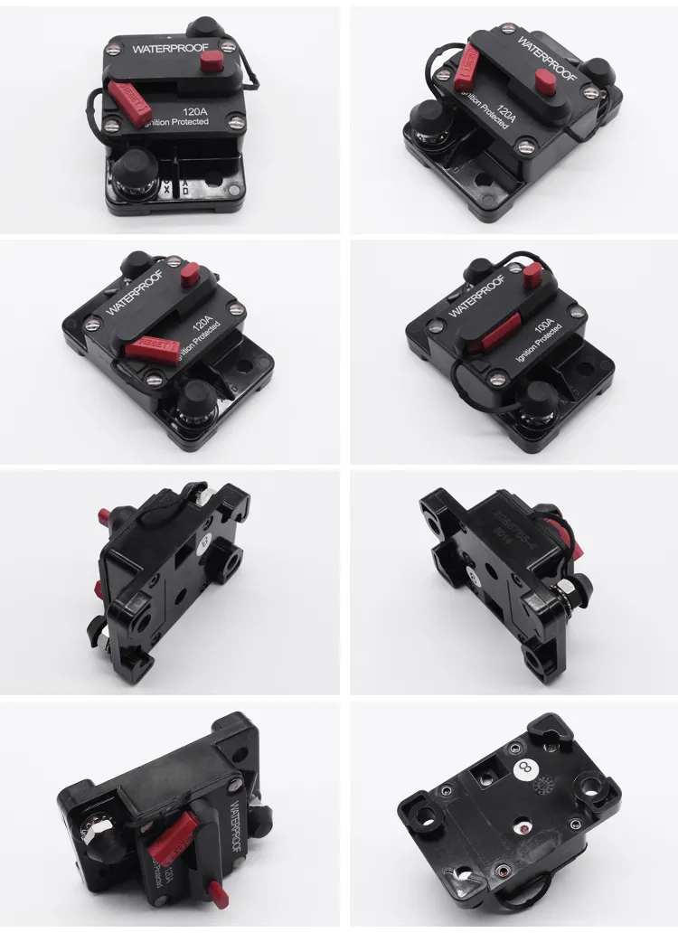 Tipo de Plugue Fusível de Redefinição Manual Disjuntor 12V 24V Disjuntor de Lâmina de Redefinição Automática Disjuntor Miniatura para Carro Disjuntor Automotivo Pressione para Redefinir