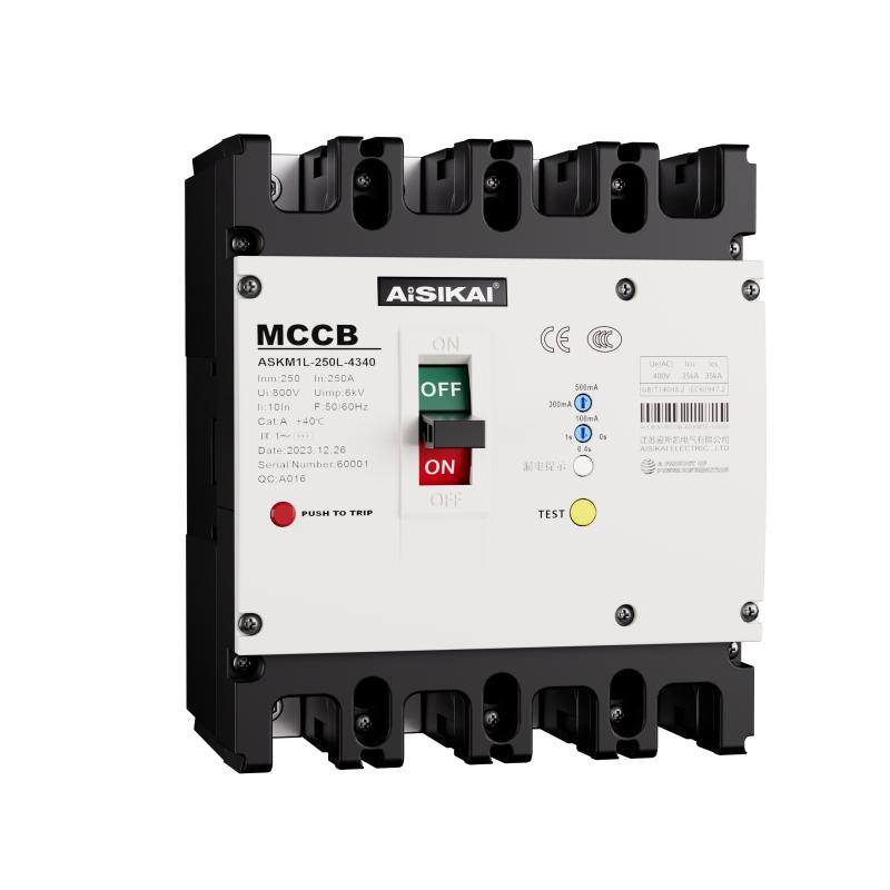 Melhores Vendas 100A 3p ELCB RCCB Disjuntor Diferencial Residual