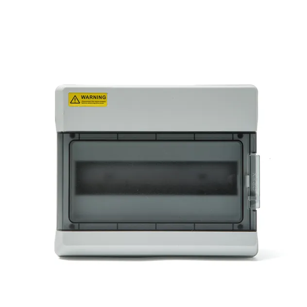 Caixa de Junção de Painel Solar à Prova d'Água e Resistente a UV 5-24 Caixa de Distribuição de Disjuntores de Plástico IP65