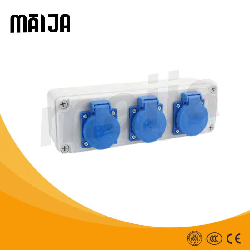 IP66 Interruptores de parede industriais à prova d'água multifuncionais 250V 13A 100A
