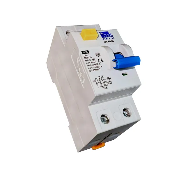Aplicação Industrial Disjuntor Diferencial Residual com 300mA Nível de Proteção