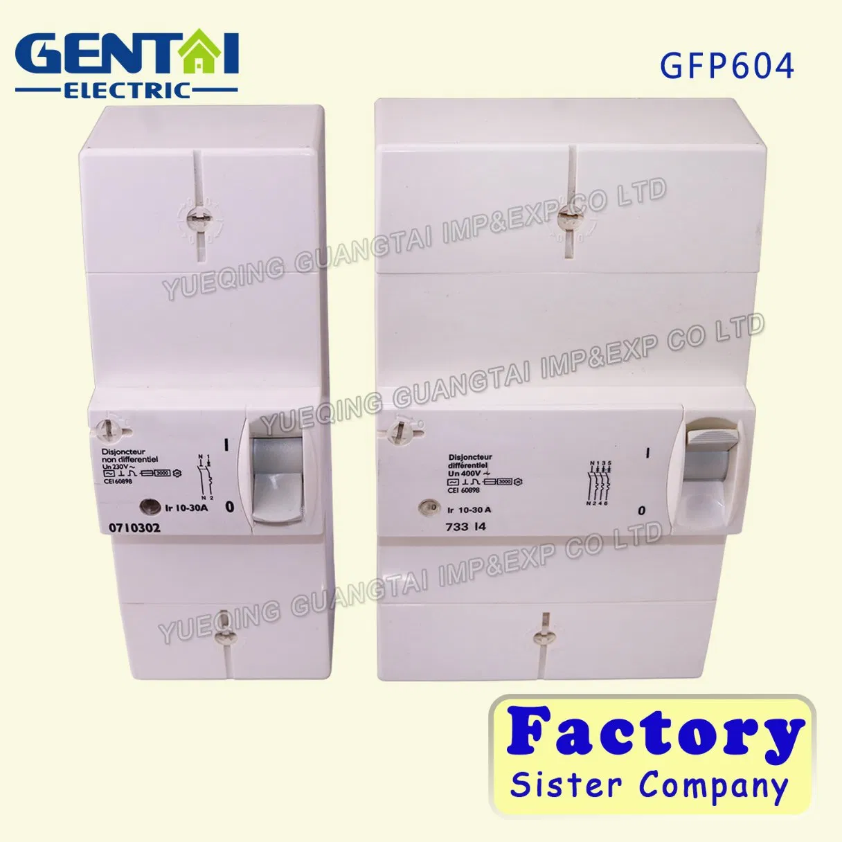 Gfp602 2p 4p 5/15A Disjuntor Diferencial