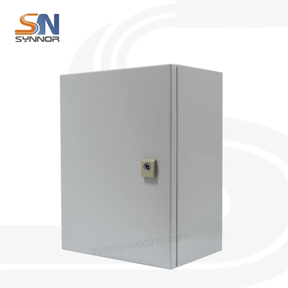 Caixa Elétrica de Aço Inoxidável Montada na Parede IP65 Caixa de Metal para Distribuição de Energia