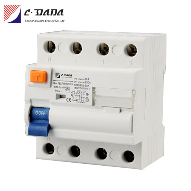 Dal7-63 6ka DR 2p Disjuntor Residual