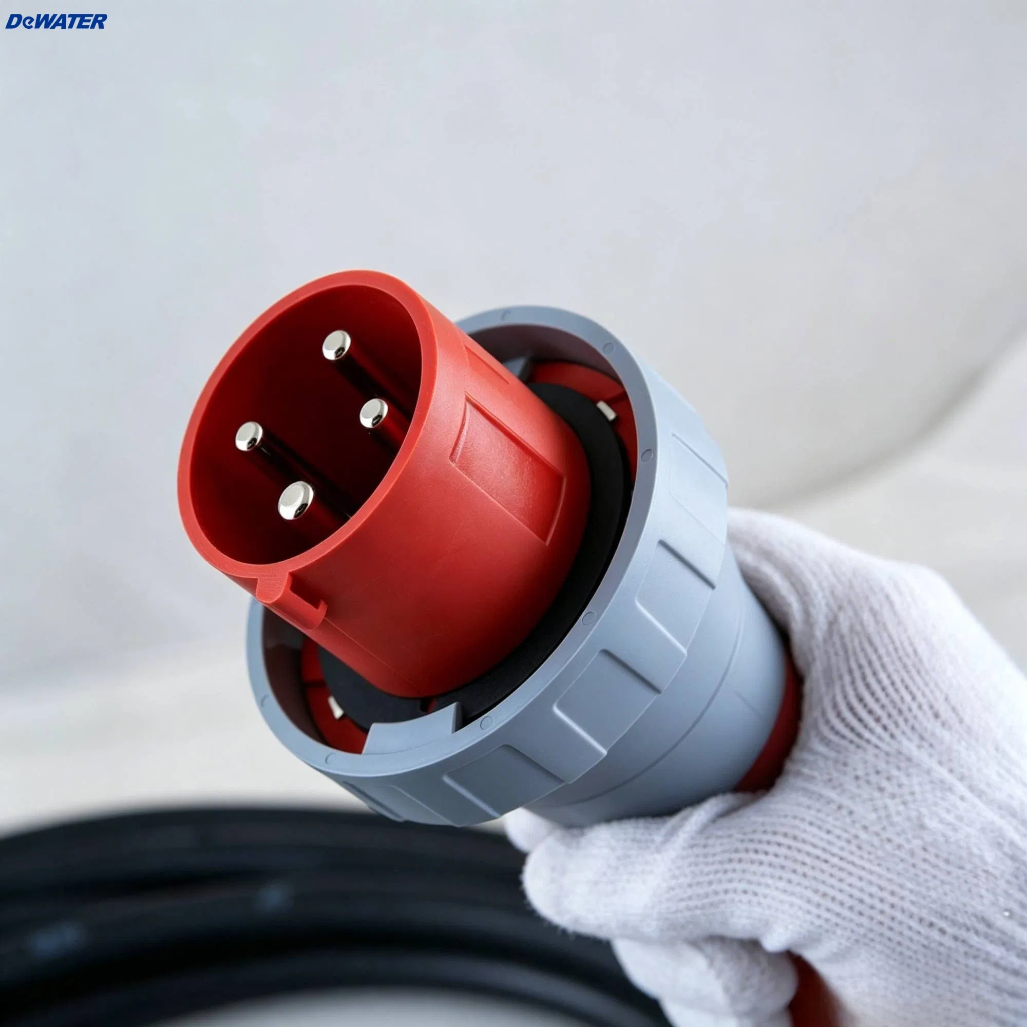 Conector à Prova d'Água Durável 125A 4 - Plugue Industrial Mennekes