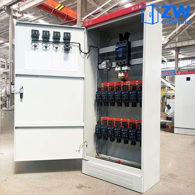 Caixa de Distribuição de Energia em Aço Inoxidável de Alta Qualidade com Painéis de Metal em Pé, à Prova d'Água para Uso Externo