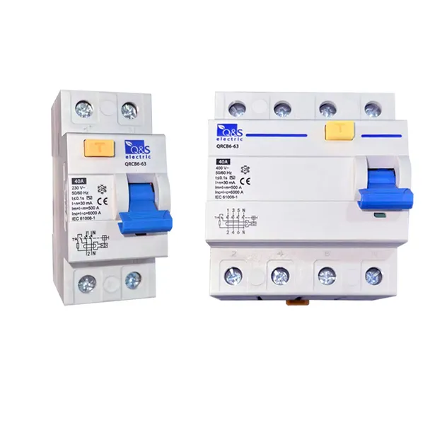Aplicação Industrial Disjuntor Diferencial Residual com 300mA Nível de Proteção