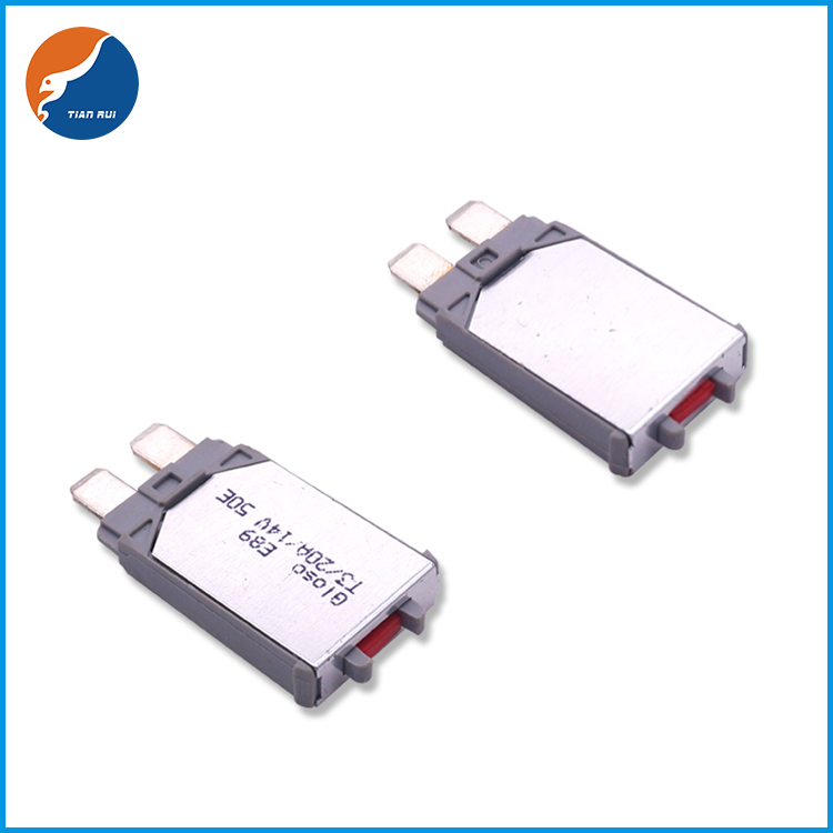 Tipo de Plugue Fusível de Redefinição Manual Disjuntor 12V 24V Disjuntor de Lâmina de Redefinição Automática Disjuntor Miniatura para Carro Disjuntor Automotivo Pressione para Redefinir