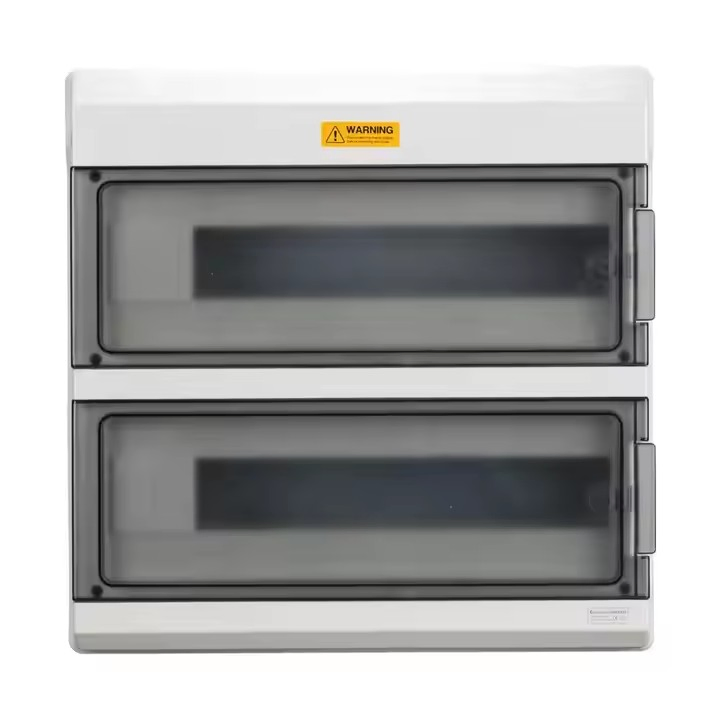 Caixa de Distribuição de Interruptor de Circuito MCB Elétrico de Plástico à Prova d'Água Preço de Fábrica 5/8/12/15/18/24 Formas de Poder de Plástico