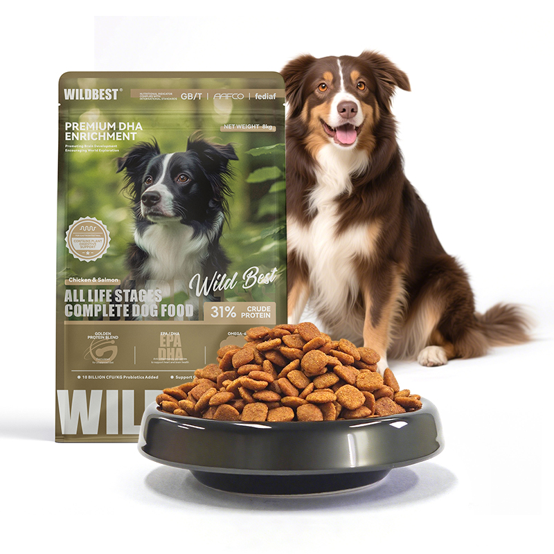 Petop Comida Para Perros Complete Balanced Chicken Salmon Recipe 31 Percent Protein Comida Para Perros For All Life Stages 8Kg