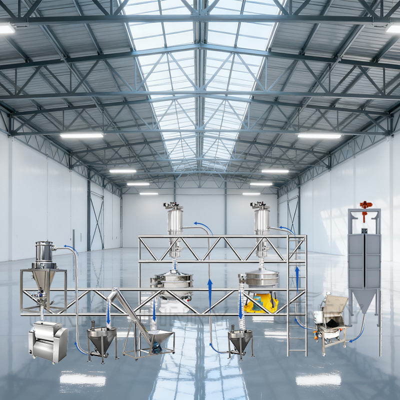 Fully Automatic QINNY Brand Stainless Steel Pet Food Line Complete Assembly 1t-300t Capacity Food Beverage Nuts Dried Fruits