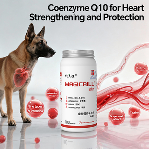 VCare Premium Optimal Pet Nutrition Supplement Capsules To Support Heart Function And Blood Circulation