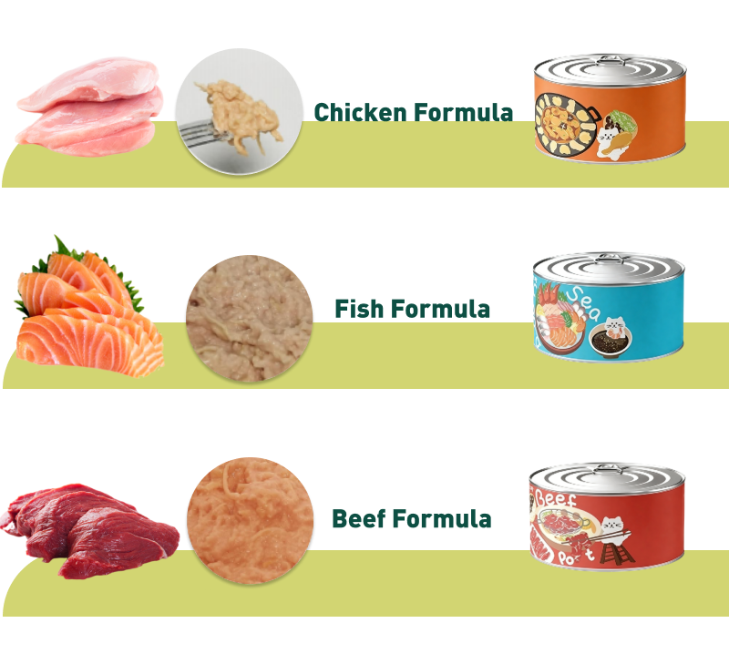 High Meat Content Wet Food for Cats & Dogs