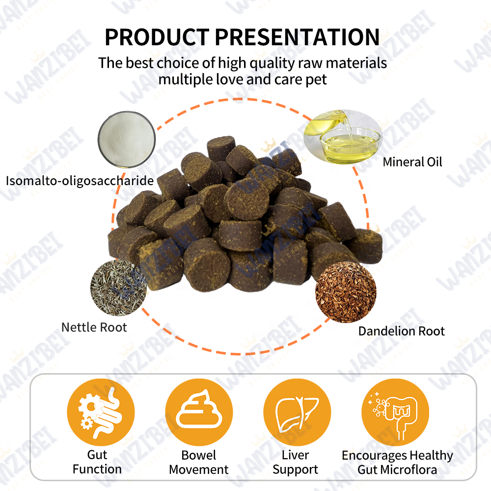 OEM ODM Private Label Anal Gland Chews With Pumpkin Pet Nutritional Supplements For Cats And Dogs Promotes Digestion Health