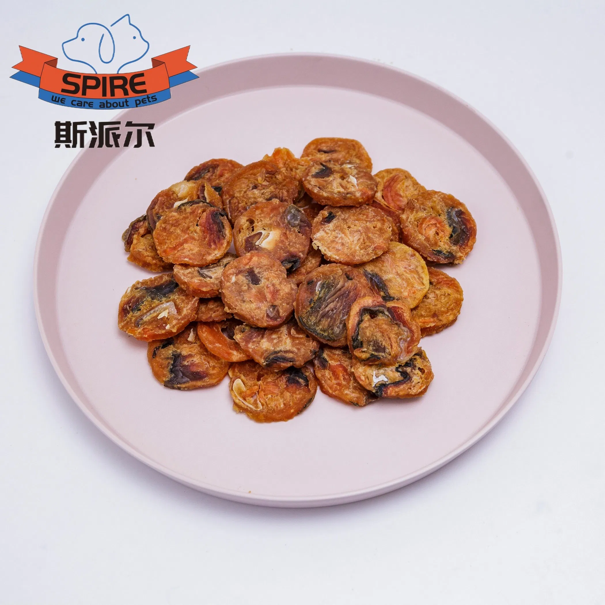 Low-Calorie Smoked Salmon Chips Pet Snack for Dog Weight Management Treats