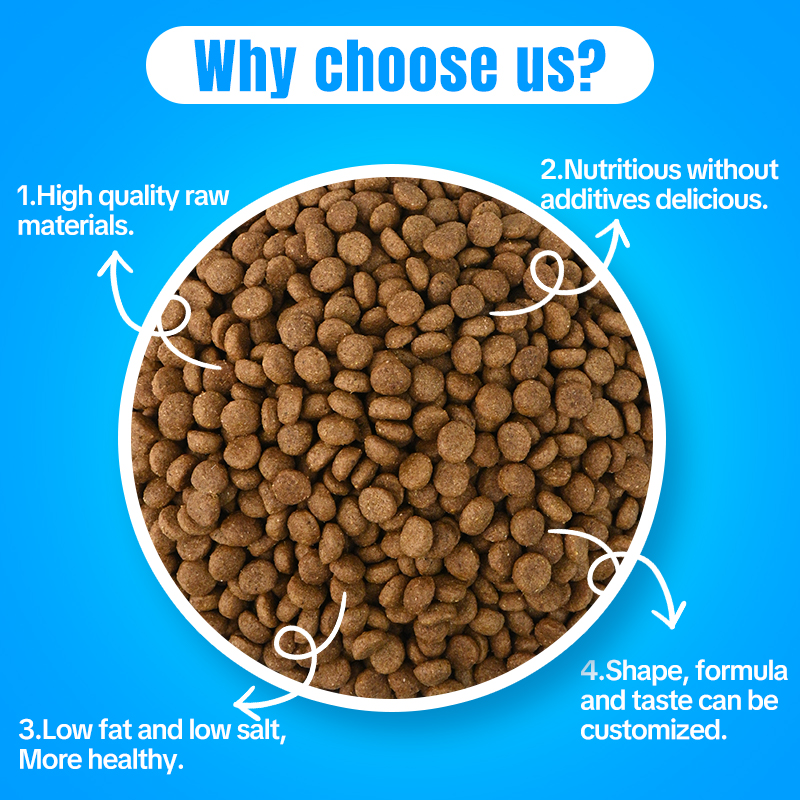 Bulk Wholesale Dog Complete Nutrition Adult Dry Dog Food Private Label Customizable 2kg 5kg 10kg 15kg 20kg Packaging Sizes