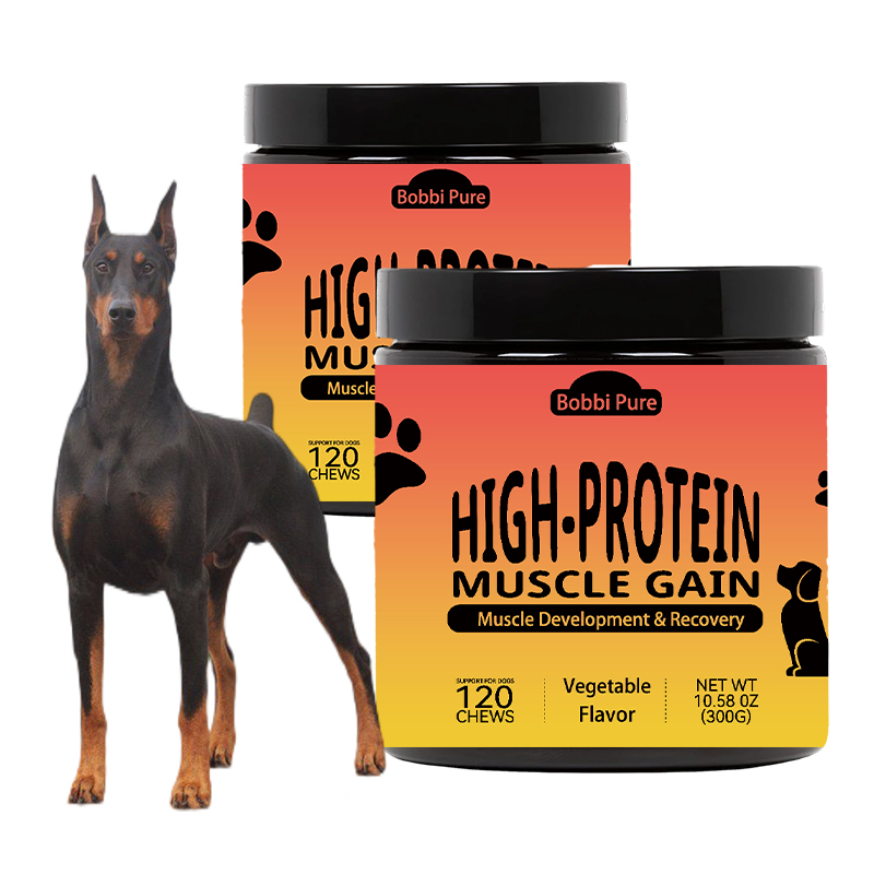 Pet Nutrit Natural Health Dog Weight Gain Soft Chews High Calorie Supplement High Protein Vitamin Supplement Powder for Dog