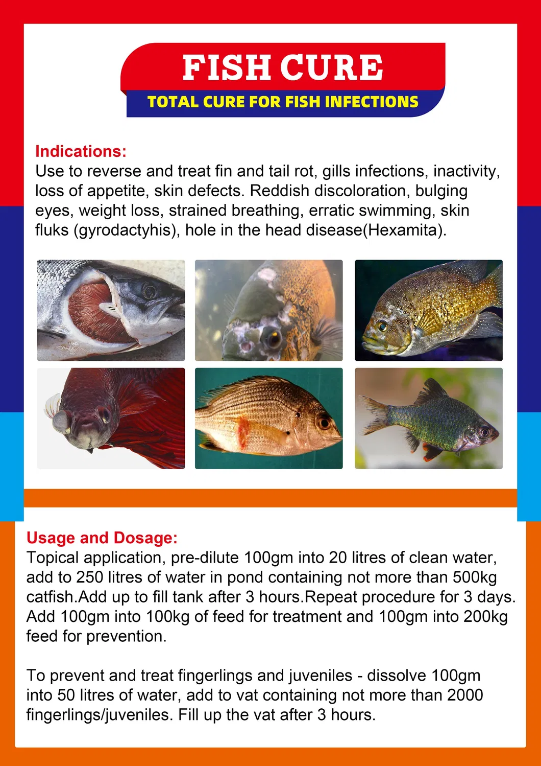 Veterinary Medicine Fish Growth Nutrition Supplement 1