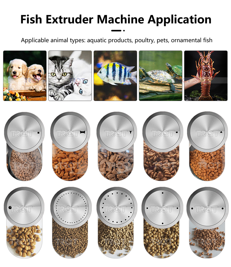 Feed extruder components