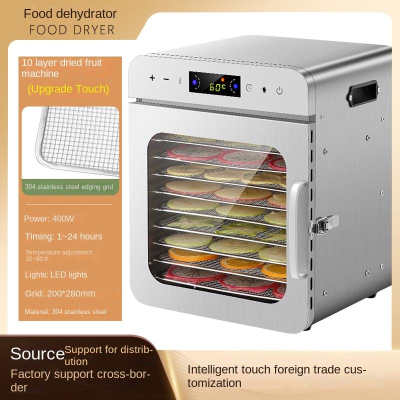 Fruit And Vegetable Dryer Air-Dried Meat Dehydrated Food Pets Snacks Rotary Dried Fruit Machine Household