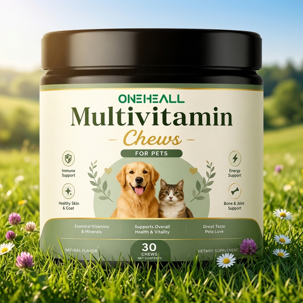 Private Label Pet Nutritional Supplement Health Care Premium Vitamin Supplement Pet Multivitamin Chews